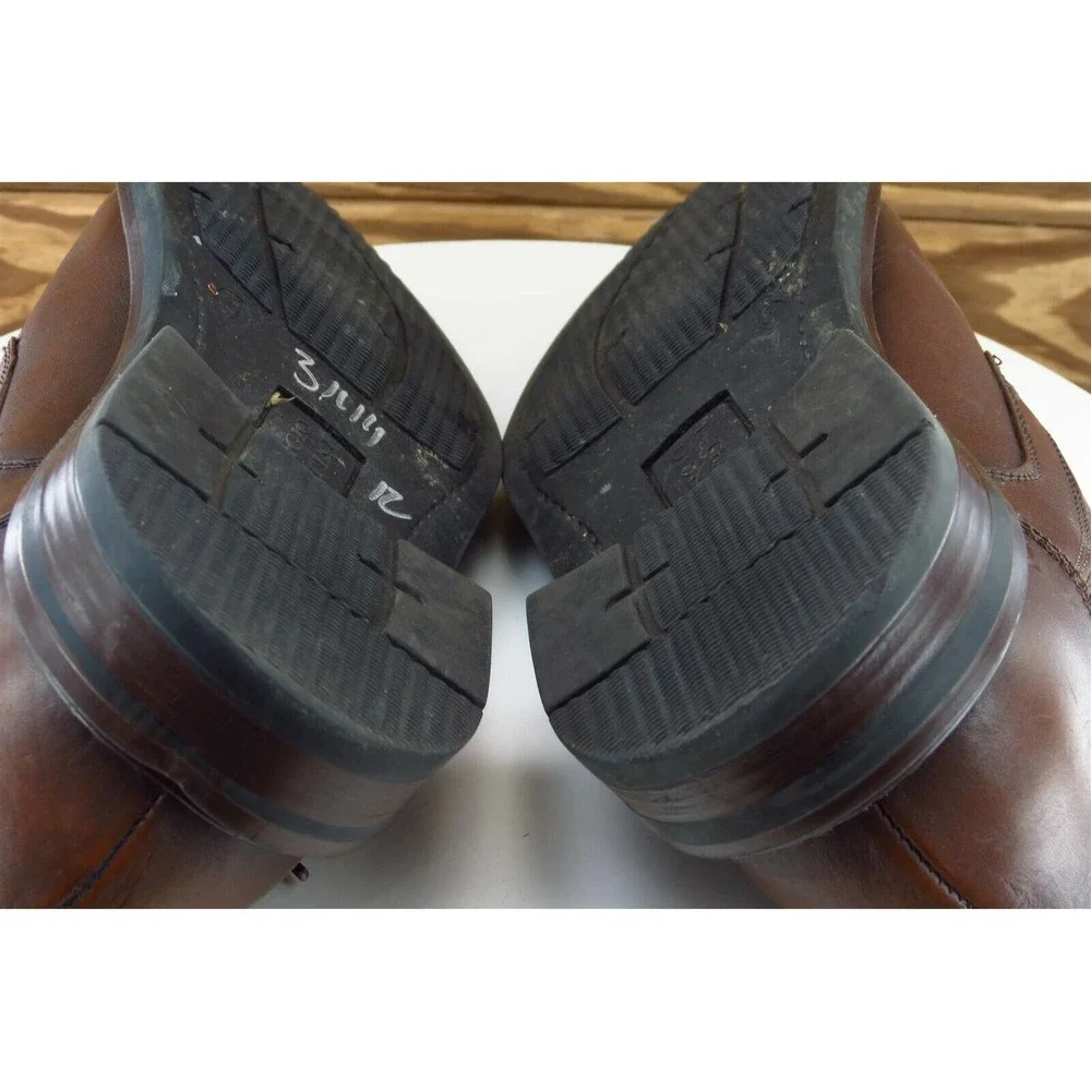Giorgio Brutini Shoes‎ Sz 9 M Brown Derby Oxfords Leather Men